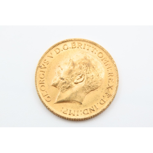 220 - Full Gold Sovereign Dated 1912