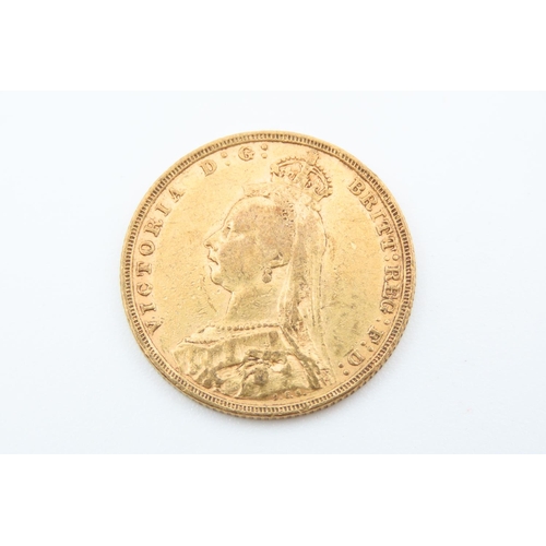 225 - Full Gold Sovereign Dated 1891