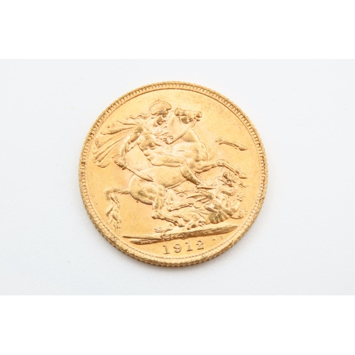 227 - Full Gold Sovereign Dated 1912