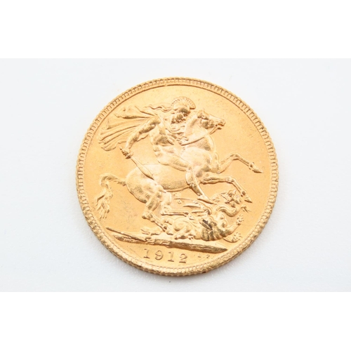 229 - Full Gold Sovereign Dated 1912