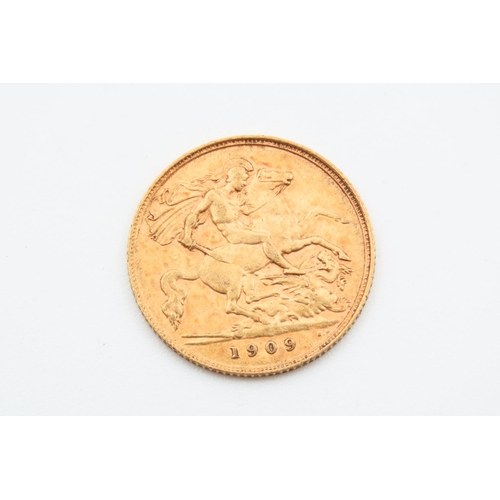 23 - Half Gold Sovereign Dated 1909