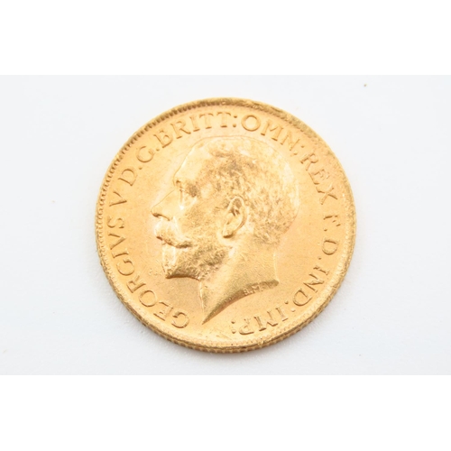 232 - Full Gold Sovereign Dated 1912