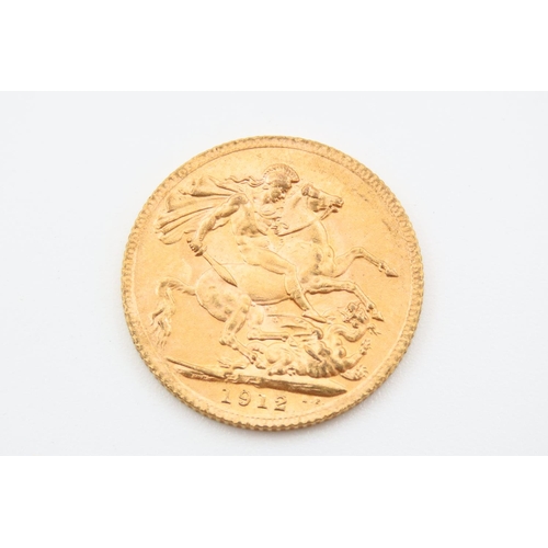 233 - Full Gold Sovereign Dated 1912