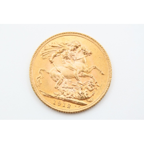 235 - Full Gold Sovereign Dated 1912