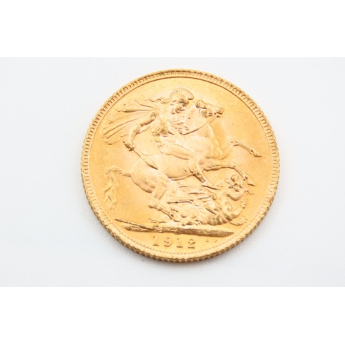 237 - Full Gold Sovereign Dated 1912