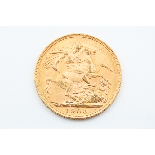 238 - Full Gold Sovereign Dated 1904