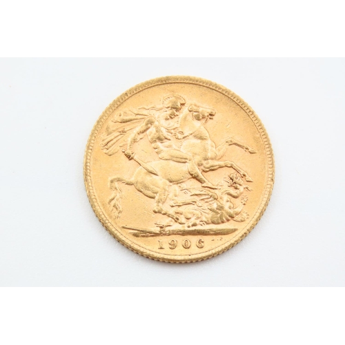 239 - Full Gold Sovereign Dated 1906