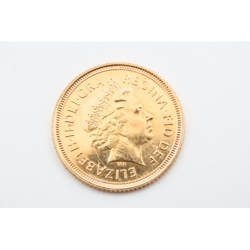 24 - Half Gold Sovereign Dated 2001