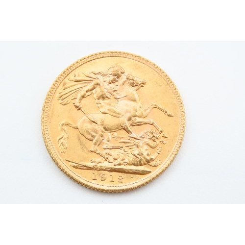 240 - Full Gold Sovereign Dated 1912