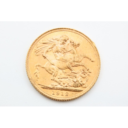 244 - Full Gold Sovereign Dated 1912