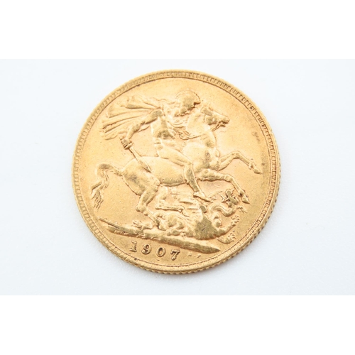 245 - Full Gold Sovereign Dated 1907