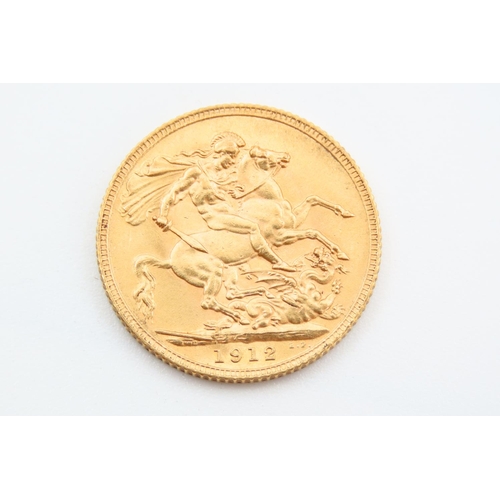 247 - Full Gold Sovereign Dated 1912