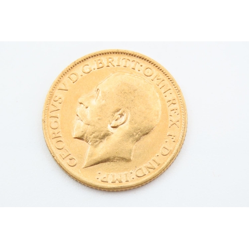 255 - Full Gold Sovereign Dated 1913