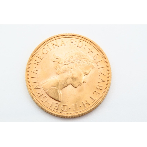 258 - Full Gold Sovereign Dated 1958