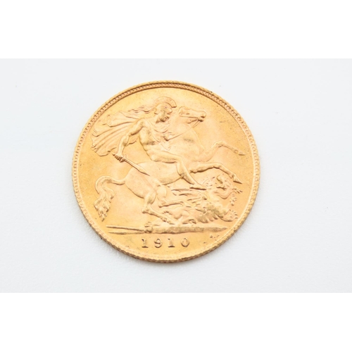 26 - Half Gold Sovereign Dated 1910