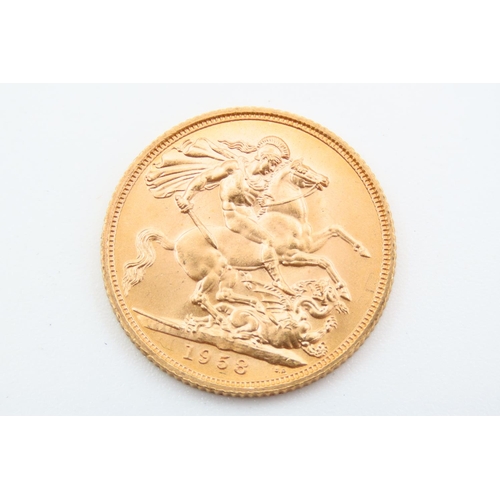 261 - Full Gold Sovereign Dated 1958