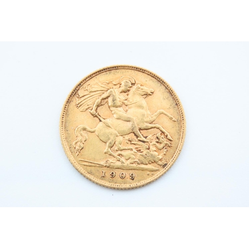 27 - Half Gold Sovereign Dated 1909