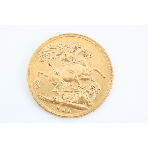 275 - Full Gold Sovereign Dated 1914