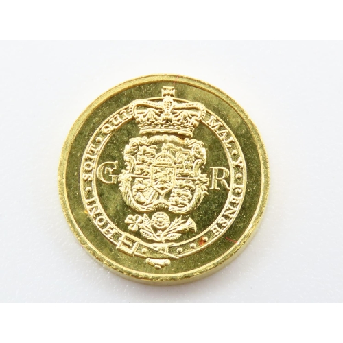 284 - George IV (1820-1830) 22 Carat Gold Coin 3.2 Gram Weight