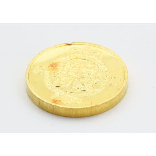 290 - George II (1727-1760) 22 Carat Gold Coin 3.2 Gram Weight