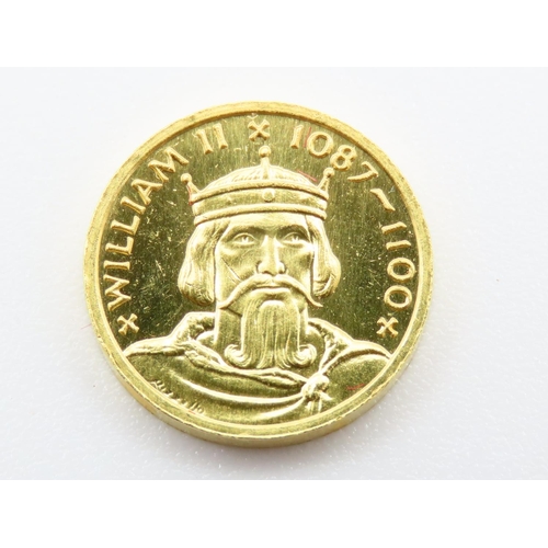 293 - William II (1087-1100) 22 Carat Gold Coin 3.2 Gram Weight