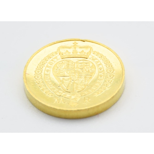 295 - Mary II (1689-1694) 22 Carat Gold Coin 3.2 Gram Weight