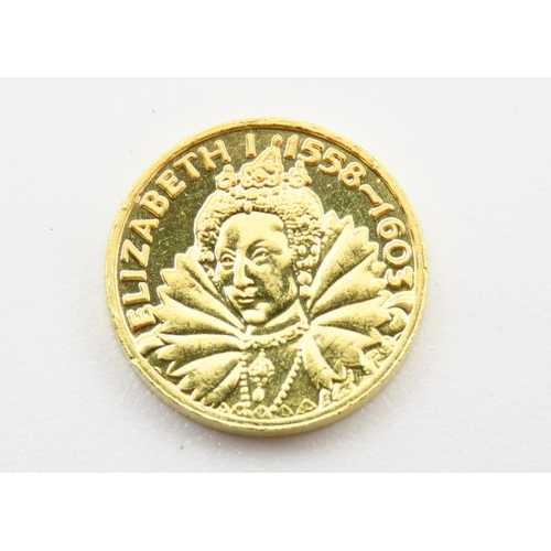 297 - Elizabeth I (1558-1603) 22 Carat Gold Coin 3.2 Gram Weight