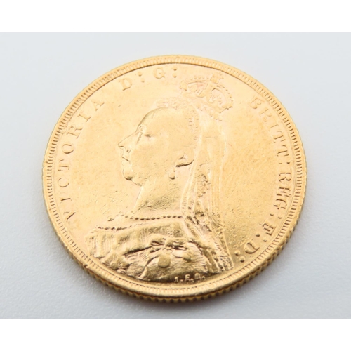 316 - Full Sovereign Dated 1890