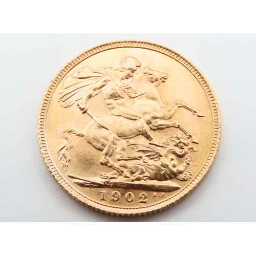 317 - Full Sovereign Dated 1902