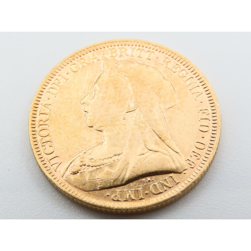 318 - Full Sovereign Dated 1893