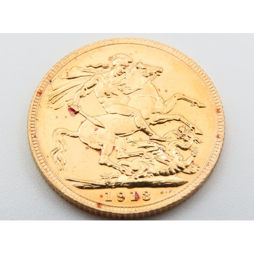 319 - Full Sovereign Dated 1913