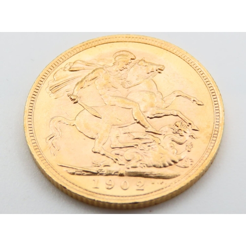 321 - Full Sovereign Dated 1902