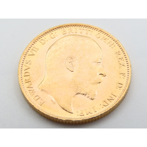 321 - Full Sovereign Dated 1902