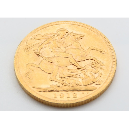 322 - Full Sovereign Dated 1912