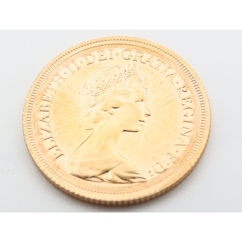 328 - Full Sovereign Dated 1980