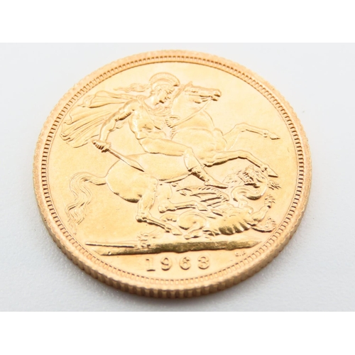 331 - Full Sovereign Dated 1968