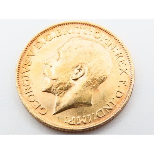 332 - Full Sovereign Dated 1914