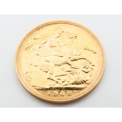 333 - Full Sovereign Dated 1902