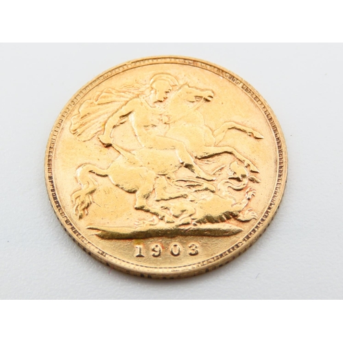 340 - Half Sovereign Dated 1903