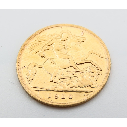 341 - Half Sovereign Dated 1910