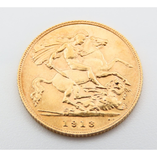 344 - Half Sovereign Dated 1913