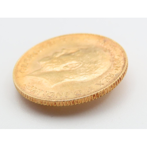 344 - Half Sovereign Dated 1913