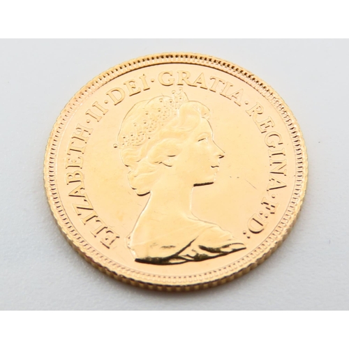 345 - Half Sovereign Dated 1982