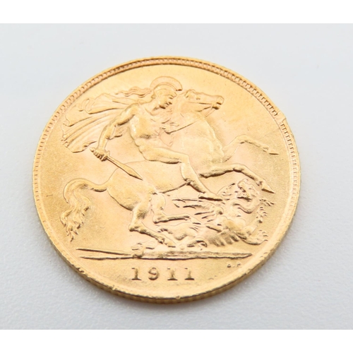 346 - Half Sovereign Dated 1911