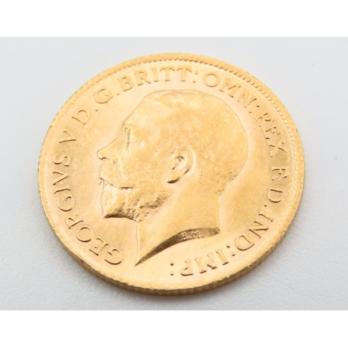 346 - Half Sovereign Dated 1911