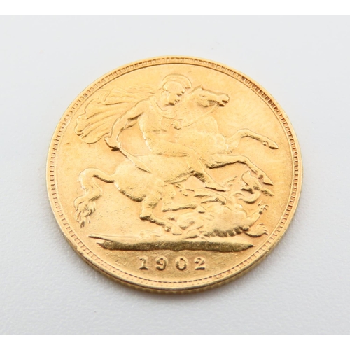 348 - Half Sovereign Dated 1902