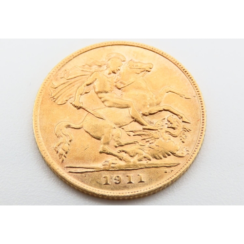 349 - Half Sovereign Dated 1911