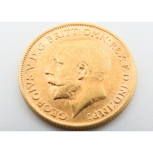 349 - Half Sovereign Dated 1911