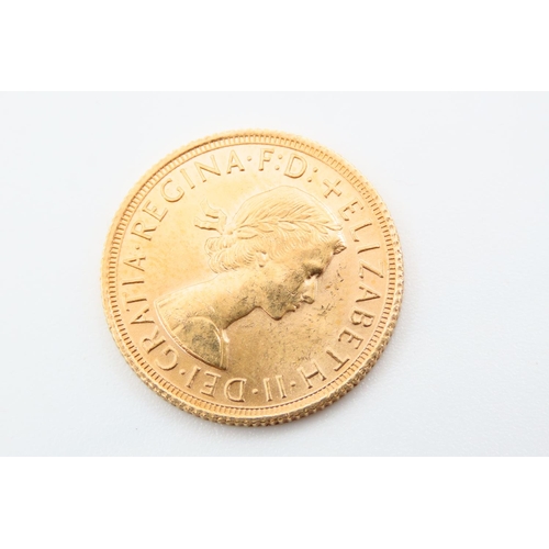 35 - Full Gold Sovereign Dated 1963