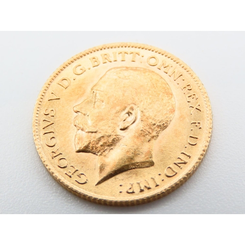 350 - Half Sovereign Dated 1911